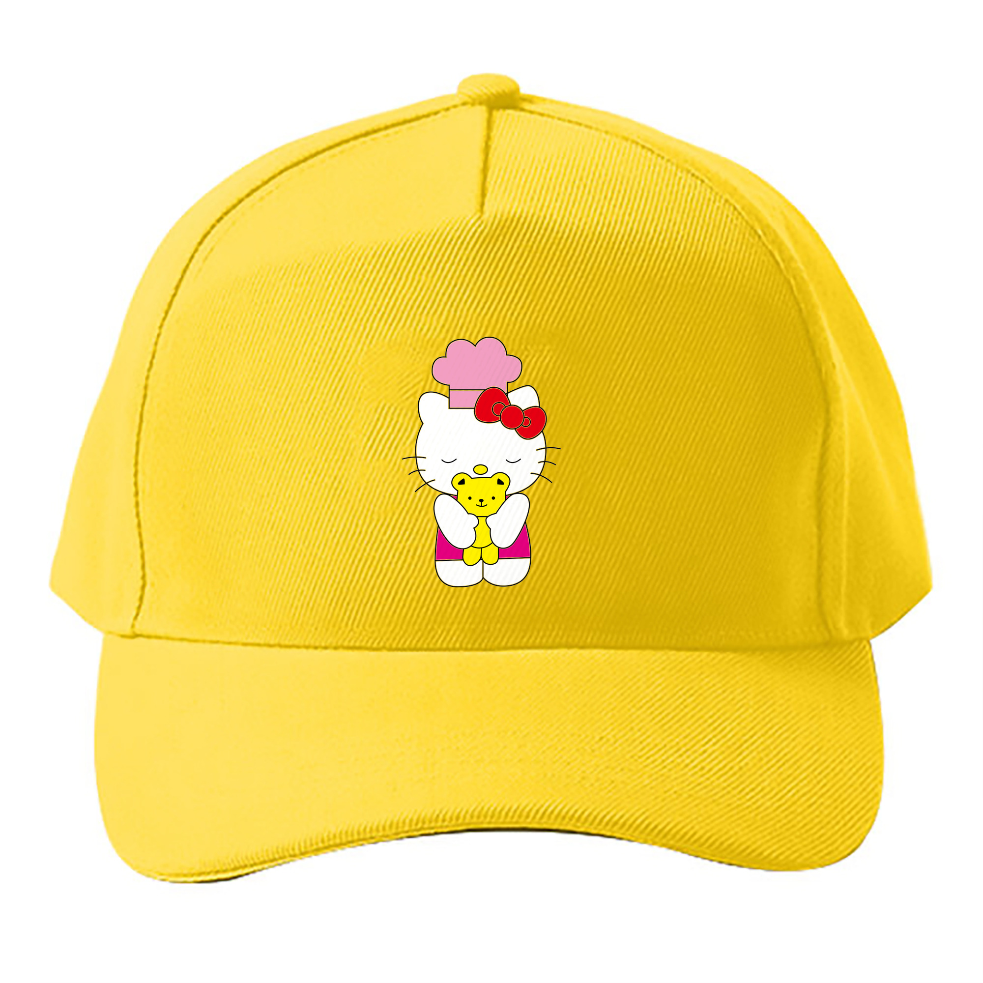（画像用） Hello Kitty ハローキティ ベースボールキャップ 綿100％ 男女兼用 帽子 スポーツ